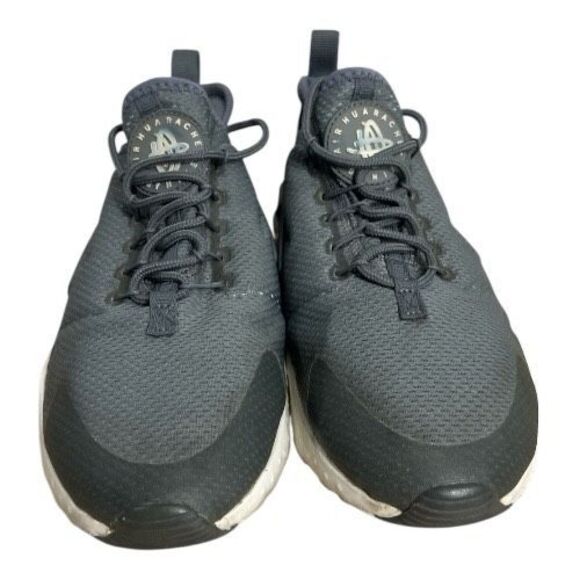 Nike Air Huarache Run Ultra Women Sneakers Size 7.5 Gray White 819151-006 - Picture 3 of 11
